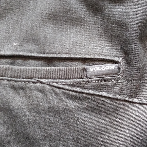 Volcom VMONTY Pants, Chino style, color Charcoal-Heather, SIZE 33x34 - Picture 3 of 5